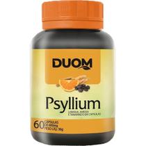 Psyllium com Laranja + Ameixa + Tamarindo - 60 Cápsulas 600mg - Duom