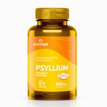 Psyllium Com Vitamina C E Biotina 60 Cápsulas Clinoage