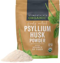 Psyllium em Pó Orgânico Viva Naturals - 300g de Fibra