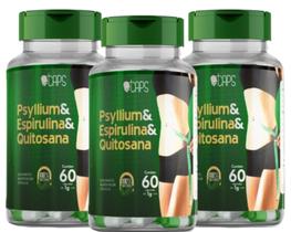 PSYLLIUM + ESPIRULINA + QUITOSANA - 1g (60 Cápsulas) +CAPS