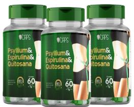 PSYLLIUM & ESPIRULINA & QUITOSANA - 1g (60 Cápsulas) +CAPS