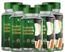 PSYLLIUM & ESPIRULINA & QUITOSANA - 1g (60 Cápsulas) +CAPS