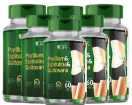 PSYLLIUM & ESPIRULINA & QUITOSANA - 1g (60 Cápsulas) +CAPS