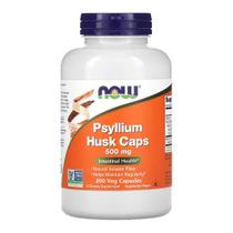 Psyllium husk 500mg 200 vcaps - now foods