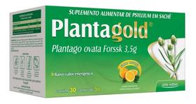 Psyllium Plantagold 30 Sachês Arte Nativa Sabor Laranja Sem