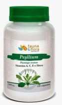 Psyllium - vitamina a, c, e e zinco fauna e flora 120 caps - 500mg Psyllium - vitamina a, c, e e zinco fauna e flora 120 caps - 500mg