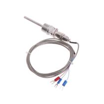Pt100 Rtd Haste 50Mm Rosca 1/2" Npt Cabo 3 Metros Engate Rápido -50 A 450 C Pt100 Rtd Haste 50Mm Rosca 1/2" Npt Cabo 3 Metros Engate Rápido -50 A 450 C
