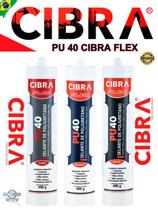 Pu 40 Cola Selante De Poliuretano Cibra Flex 400g Branco/Cinza/Preto Pu 40 Cola Selante De Poliuretano Cibra Flex 400g Branco/Cinza/Preto