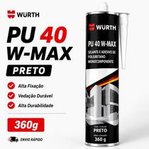 PU 40 Cola Selante para Vedação 400g Branco, Cinza, Preto Wurth PU 40 Cola Selante para Vedação 400g Branco, Cinza, Preto Wurth