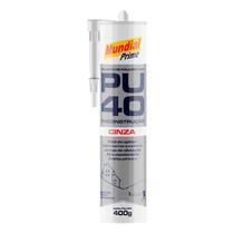 Pu 40 Selante Poliuretano Mundial Prime FLEX 400g CINZA Pu 40 Selante Poliuretano Mundial Prime FLEX 400g CINZA