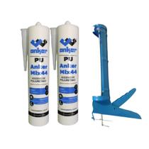 PU 44 Esquadria de Alumínio 400g Preto 2pcs + Aplicador