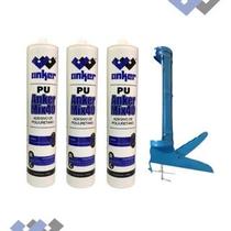 PU Carroceria 400g Preto 3pcs + Aplicador