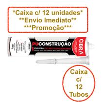 Pu construção cola selante de poliuretano Cibra flex 400g Preto - Caixa c/ 12 Unid. CIBRA SELANTES Pu construção cola selante de poliuretano Cibra flex 400g Preto - Caixa c/ 12 Unid. CIBRA SELANTES