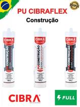 Pu Construção Cola Selante De Poliuretano Cibra Flex Adesivo 400g Branco / Cinza / Preto Vedante PU Pu Construção Cola Selante De Poliuretano Cibra Flex Adesivo 400g Branco / Cinza / Preto Vedante PU