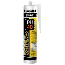 Pu Construção Cola Selante De Poliuretano Garin Flex Adesivo 350g Branco / Cinza / Preto Vedante PU Pu Construção Cola Selante De Poliuretano Garin Flex Adesivo 350g Branco / Cinza / Preto Vedante PU