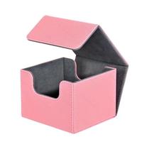 PU Leather Card Deck Box, Case para Cartões TCG, Ímã forte, Fits 100 Single Sleeved Cards