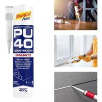 Pu Selante Poliuretano Construção Pu40 Branco 400g Mundial Prime