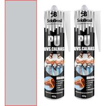 Pu40 Uvs Calhas Pingadeiras Cola Selante Veda Kit 2 Unid