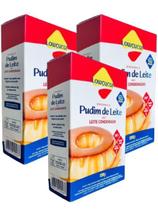Pudim de Leite sabor Leite Condensado com Calda Pronta Zero Açúcar Lowçucar contendo 3 caixinhas de 135g cada Pudim de Leite sabor Leite Condensado com Calda Pronta Zero Açúcar Lowçucar contendo 3 caixinhas de 135g cada