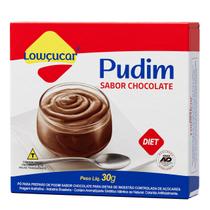 Pudim Lowçucar Zero Açúcares Sabor Chocolate 30g