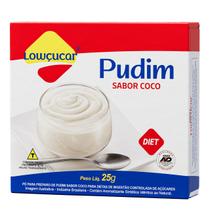 Pudim Lowçucar Zero Açúcares Sabor Coco 25g