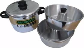 Pudinheira Kit 3 em 1 - Forma para pudim e cozimento à vapor