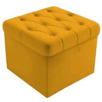 Puf Baú Capitonê 51 cm Puf Baú Capitonê 51 cm