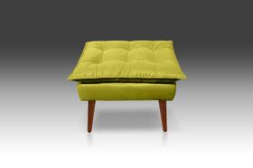 Puf Opala suede amarelo -Modena Decor