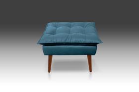 Puf Opala Suede Azul Claro-Modena Decor