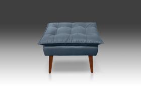 Puf Opala Suede Azul turquesa -Modena Decor