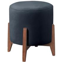 Puf Puff Para Sala Lhor Veludo Azul RM