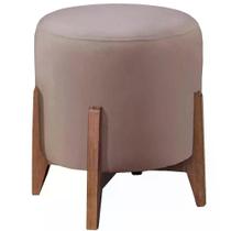 Puf Puff Para Sala Lhor Veludo Rose Rm Rose Puf Puff Para Sala Lhor Veludo Rose Rm Rose