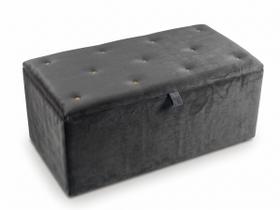 Pufe Baú Multiuso 90cm Veludo Resistente Luxo JS Puffs Decor