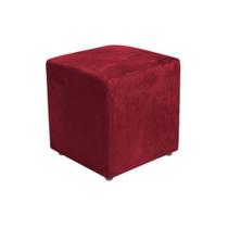 Pufe em veludo vermelho Pufe em veludo vermelho