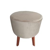 Pufe Puff Puf Banco Decorativo Redondo 4 Pés Banqueta