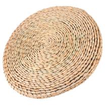 Pufe Tatami Cushion Rocket Round Taboa tecida à mão 40x40x6cm