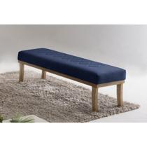 Puff 100cm Pés Imbuia Theo Puff 100cm Pés Imbuia Theo