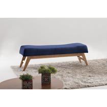 Puff 100cm Pés Mel Horus Azul Puff 100cm Pés Mel Horus Azul