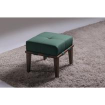 Puff 45cm Pés Imbuia Livia Verde