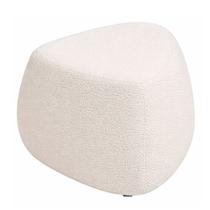 Puff Alba 75cm Bouclé Off White - Sallar Home