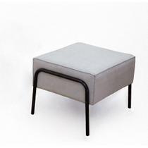 Puff Alma Tecido em Linho Nordeste Flex