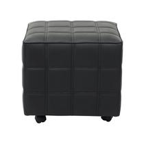 Puff Almofada Quadrado para Quarto Pt Preto Puff Almofada Quadrado para Quarto Pt Preto