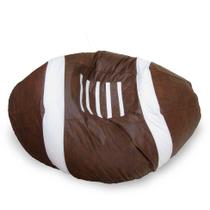 Puff American Ball em material sintético Café