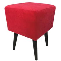 Puff Angel Quadrado Sued Vermelho Puff Angel Quadrado Sued Vermelho