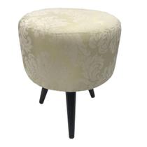 Puff Angel Redondo Pé Palito 134 Bege Forte