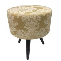 Puff Angel Redondo Pé Palito 72 Dourado