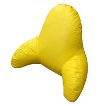 Puff Apoio de Leitura material sintético Amarelo