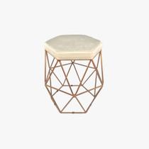 Puff aramado Bege / Bronze Puff aramado Bege / Bronze
