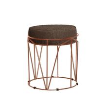 Puff Babu Bronze Linho Marrocos Puff Babu Bronze Linho Marrocos