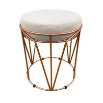 Puff Babu Suede Base Cobre